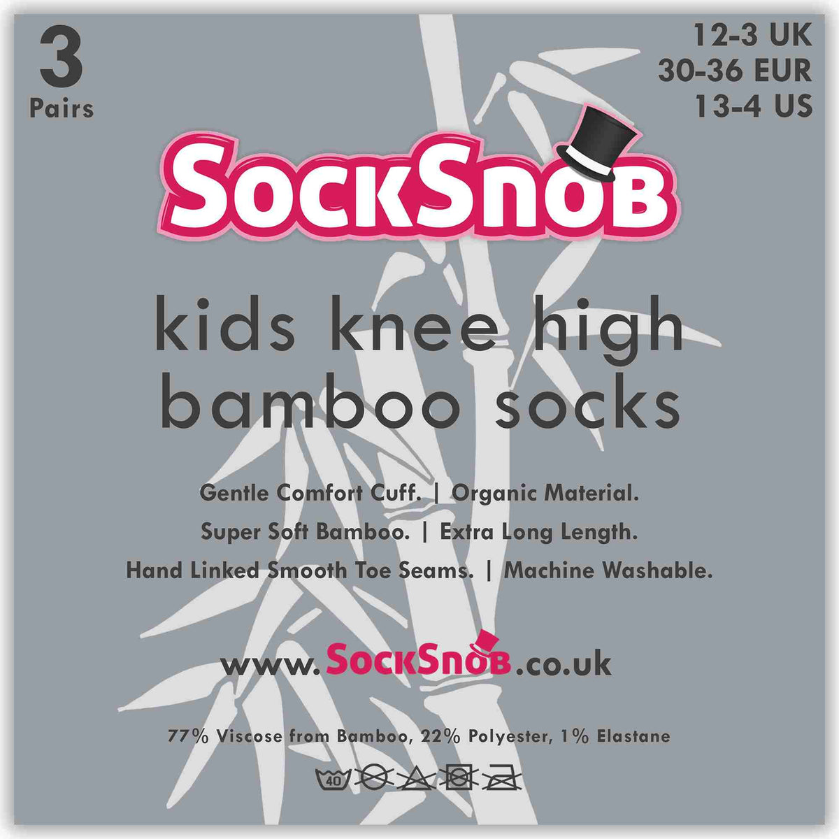 12 Pair Kids Knee High Soft Bamboo Multicoloured School Socks