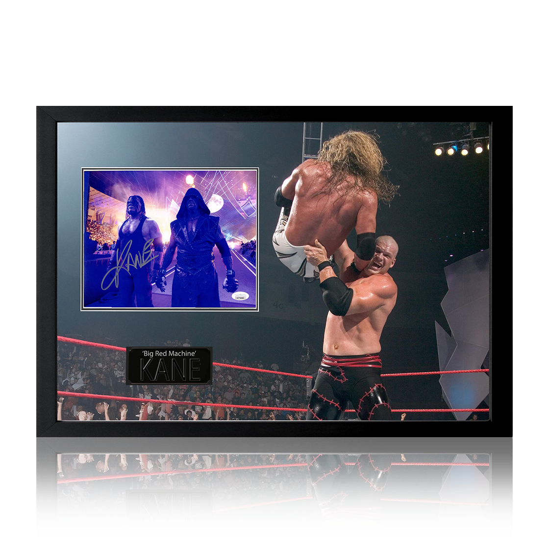 Kane Signed Image Iconic Frame (JSA)
