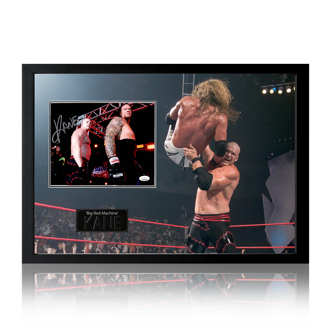 Kane Signed Image Iconic Frame (JSA)