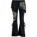 CELTIC DRAGON - 2in1 Boot-Cut Leggings with Micro Slant Skirt