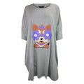 Ladies Oversized Long Nightie | Cute Novelty Style Pajama Top