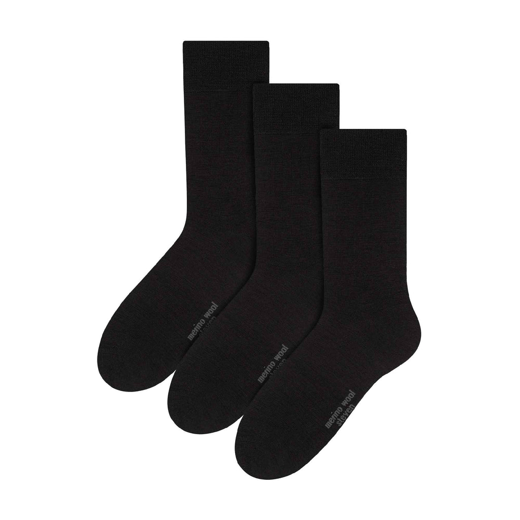 3 Pairs Mens Warm Merino Wool Socks