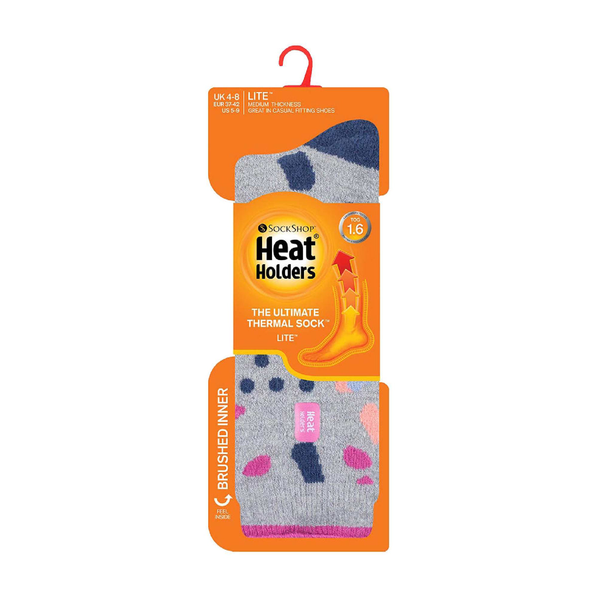 Ladies Thin Patterned Thermal Socks for Winter