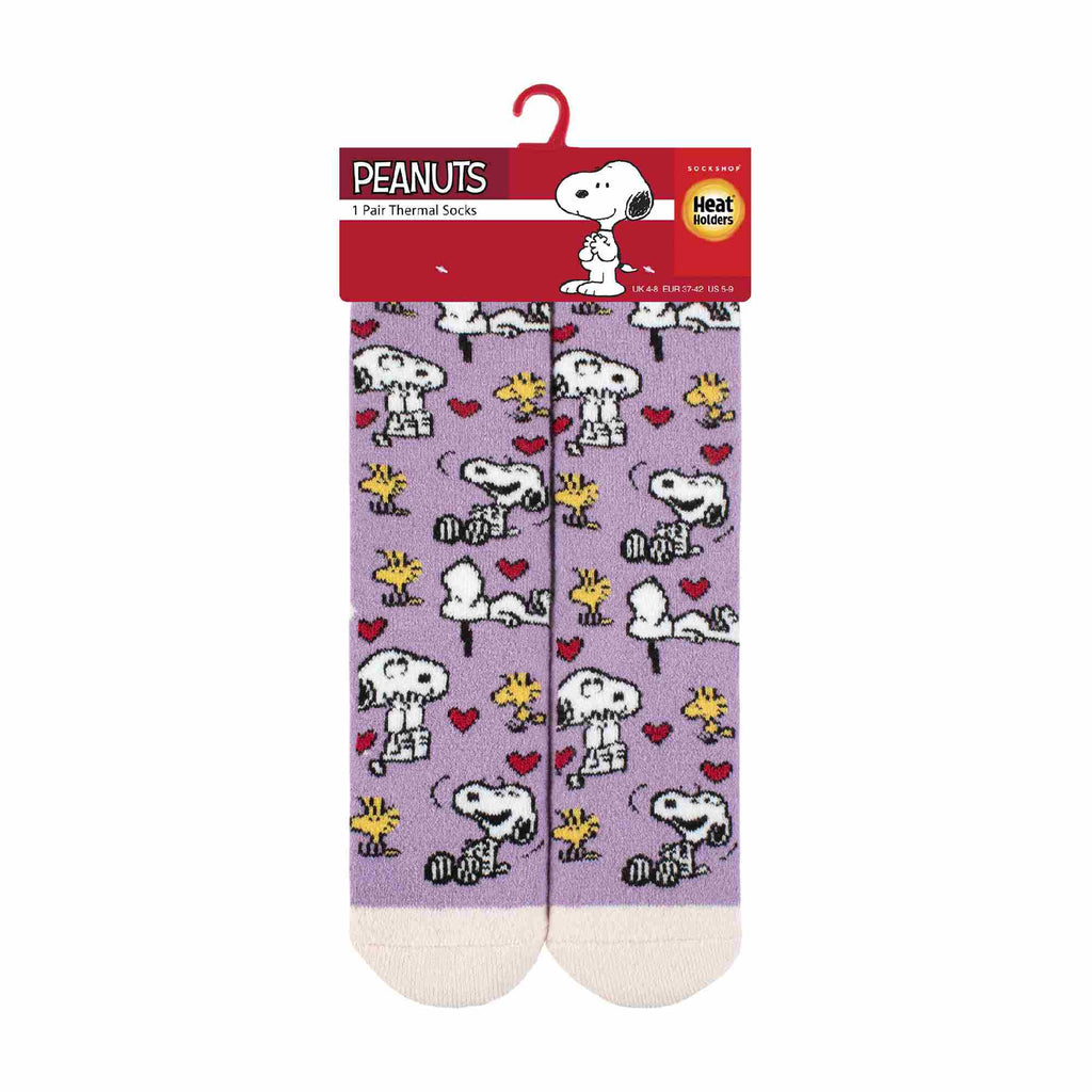Ladies Snoopy Novelty Lightweight Thermal Socks