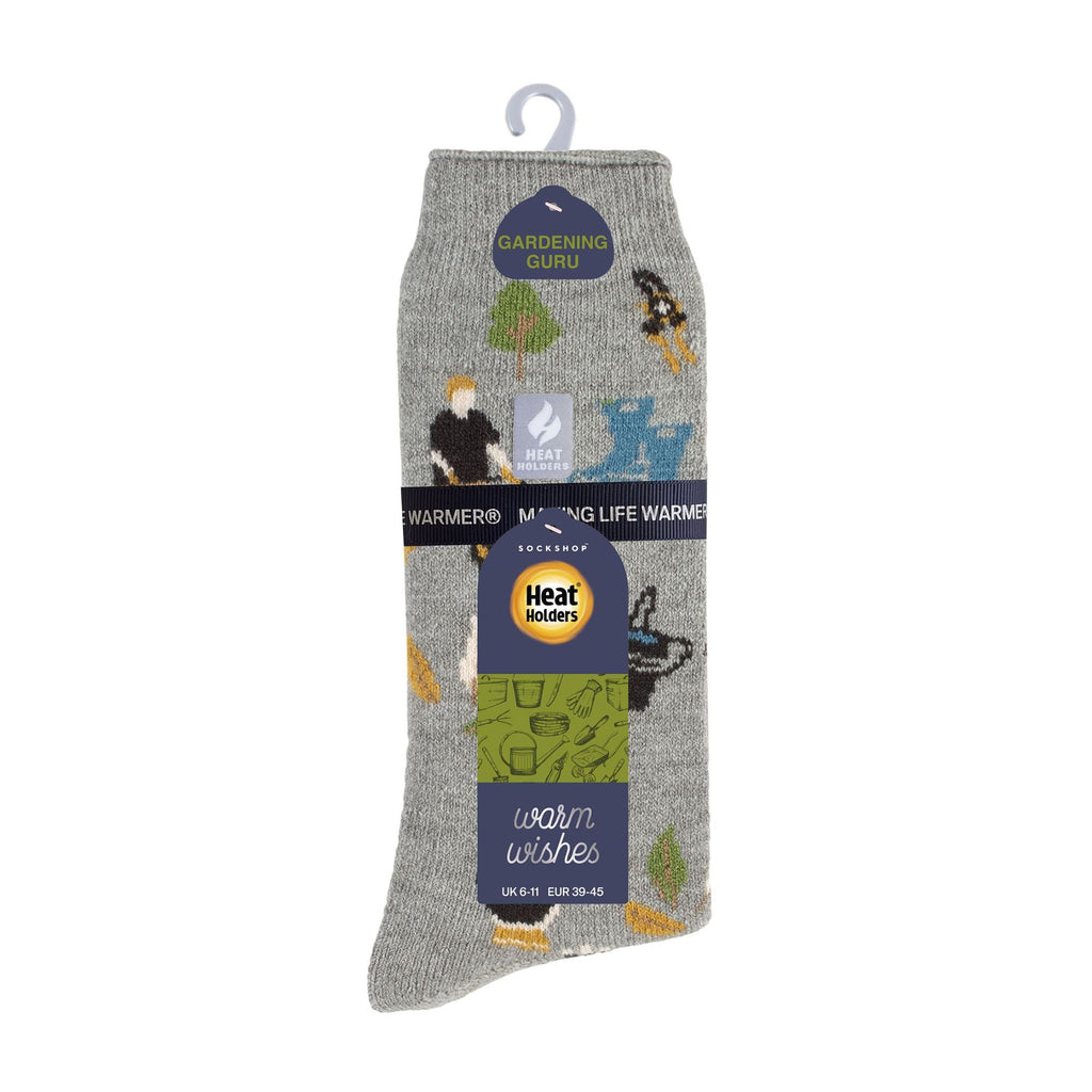 Mens Hobby Activity Patterned Lightweight Thermal Lite Socks