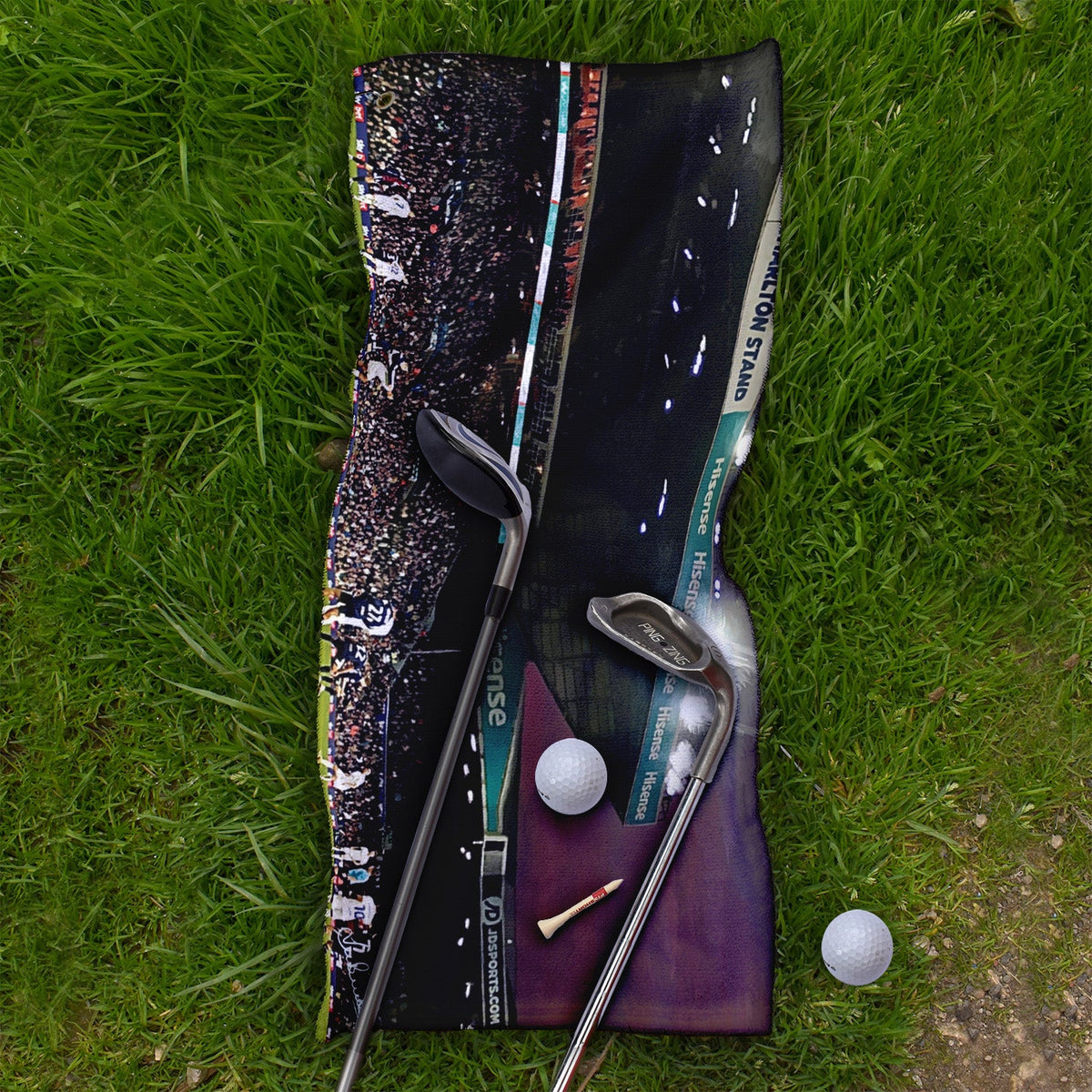 Lee Buccilli - Elland Road at Night - Golf Towel