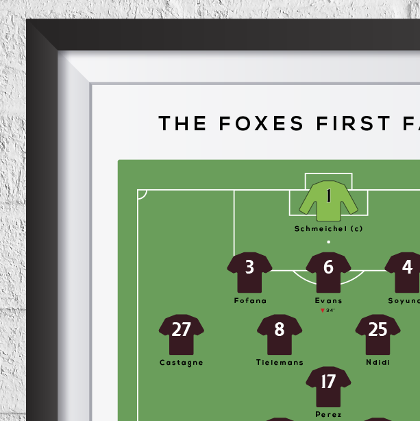 Leicester vs London Blues 2021 FA Cup Final Print