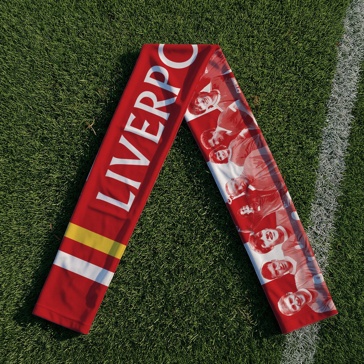 Liverpool Legends - Knitted Eyelet Football Scarf