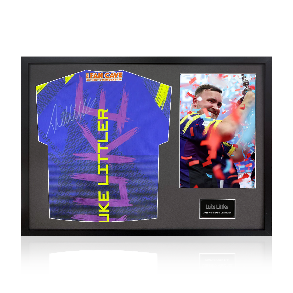 Luke Littler Signed 25/26 Shirt Classic Frame
