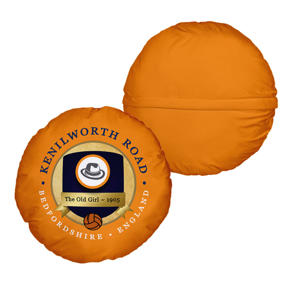 Luton Kenilworth Road - Football Legends - Circle Cushion 14"