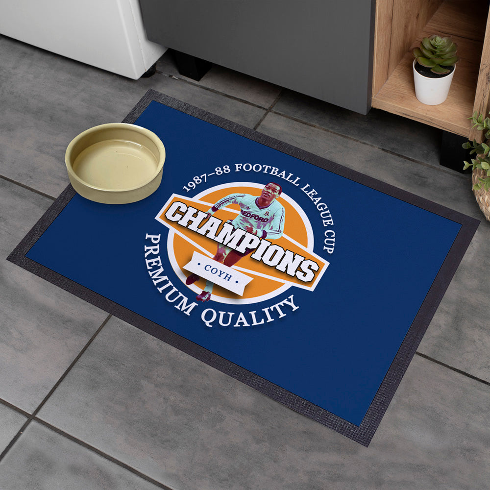 Luton League Cup  - Football Legends - Door Mat -60cm X 40cm
