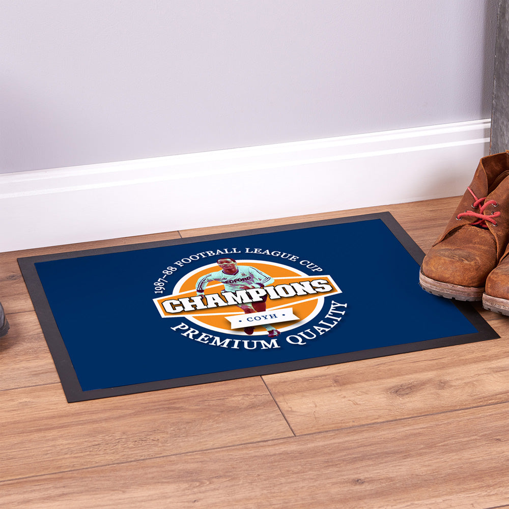 Luton League Cup  - Football Legends - Door Mat -60cm X 40cm