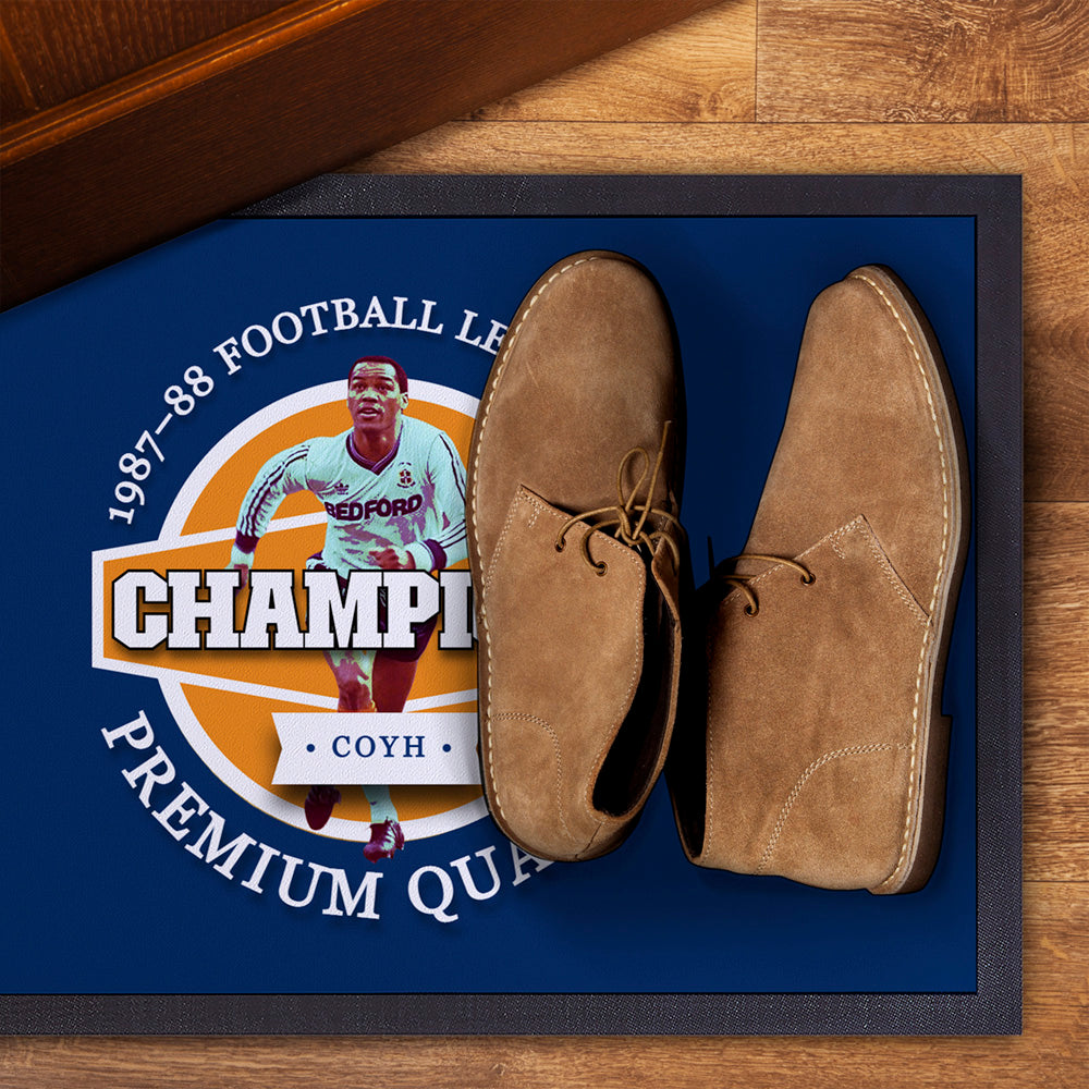 Luton League Cup  - Football Legends - Door Mat -60cm X 40cm
