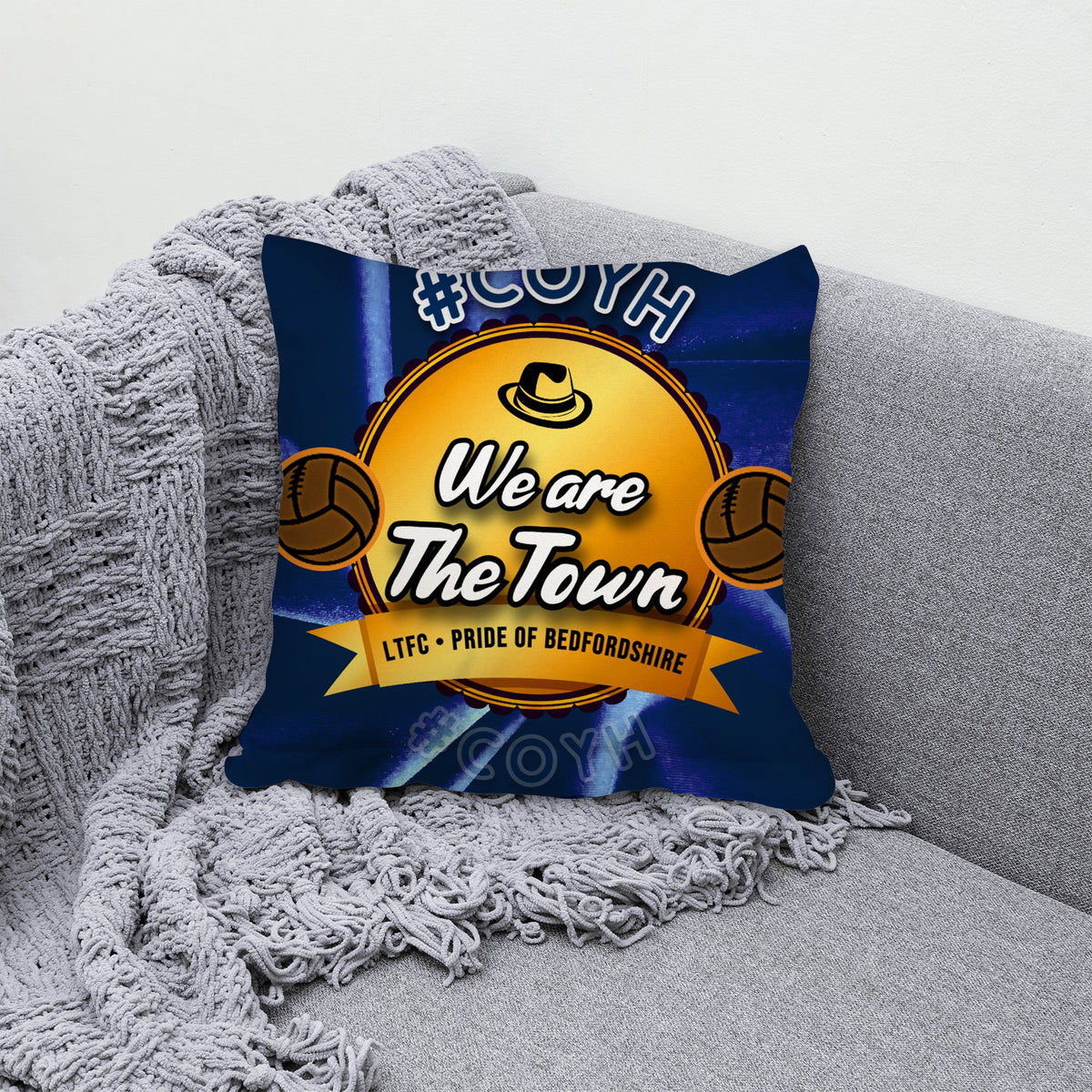 Luton We re the Town - Football Legends - Cushion 10"