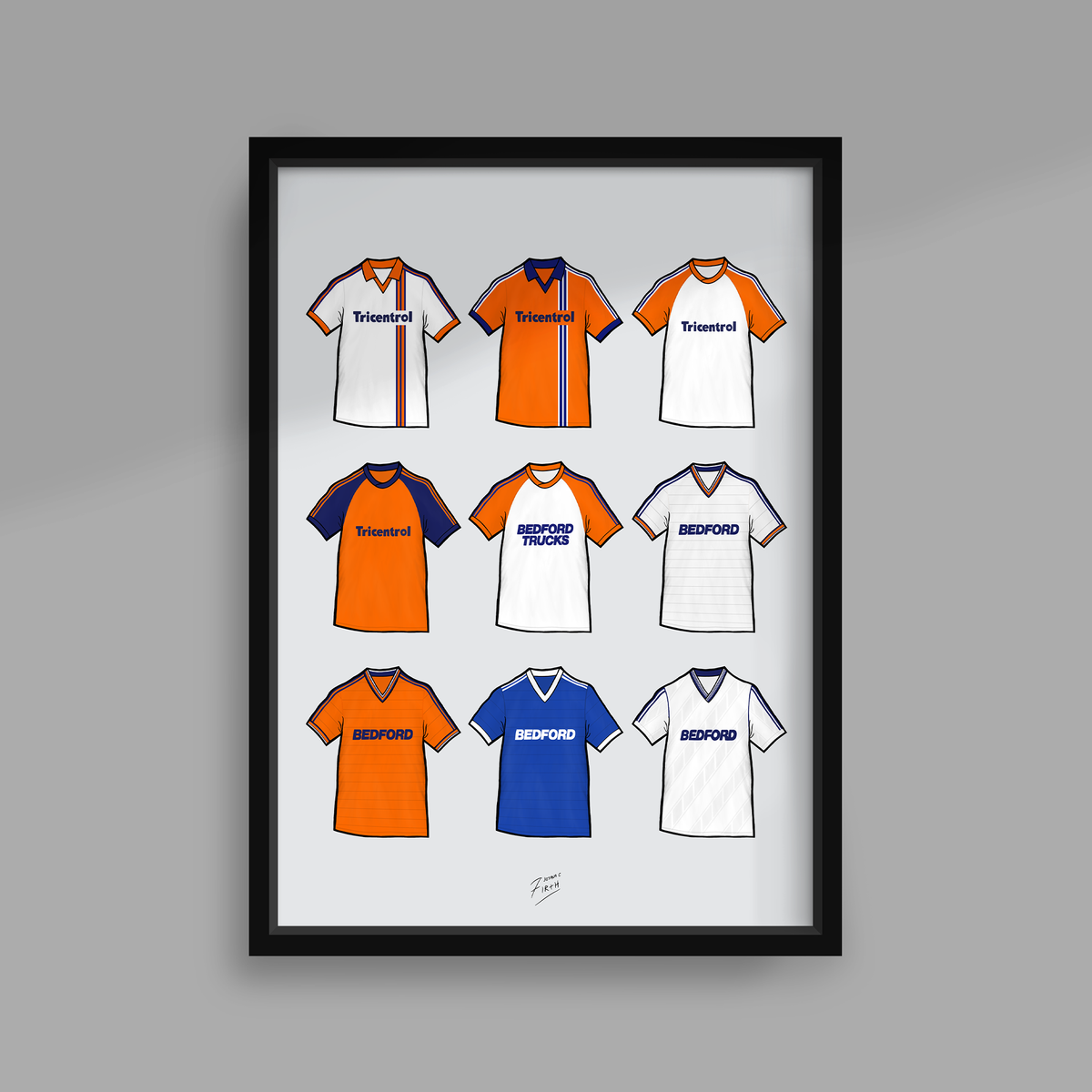 Luton Retro Shirts Print