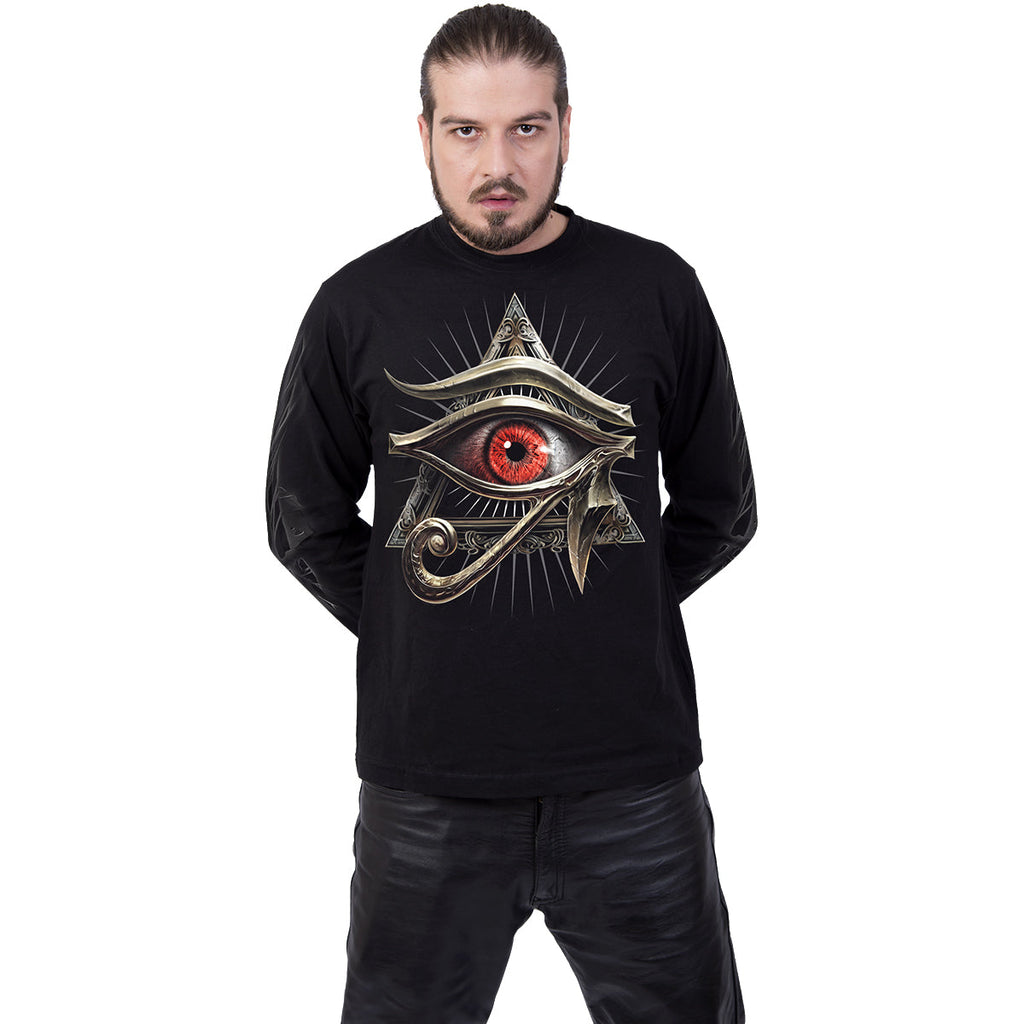 EVIL EYE - Longsleeve T-Shirt Black