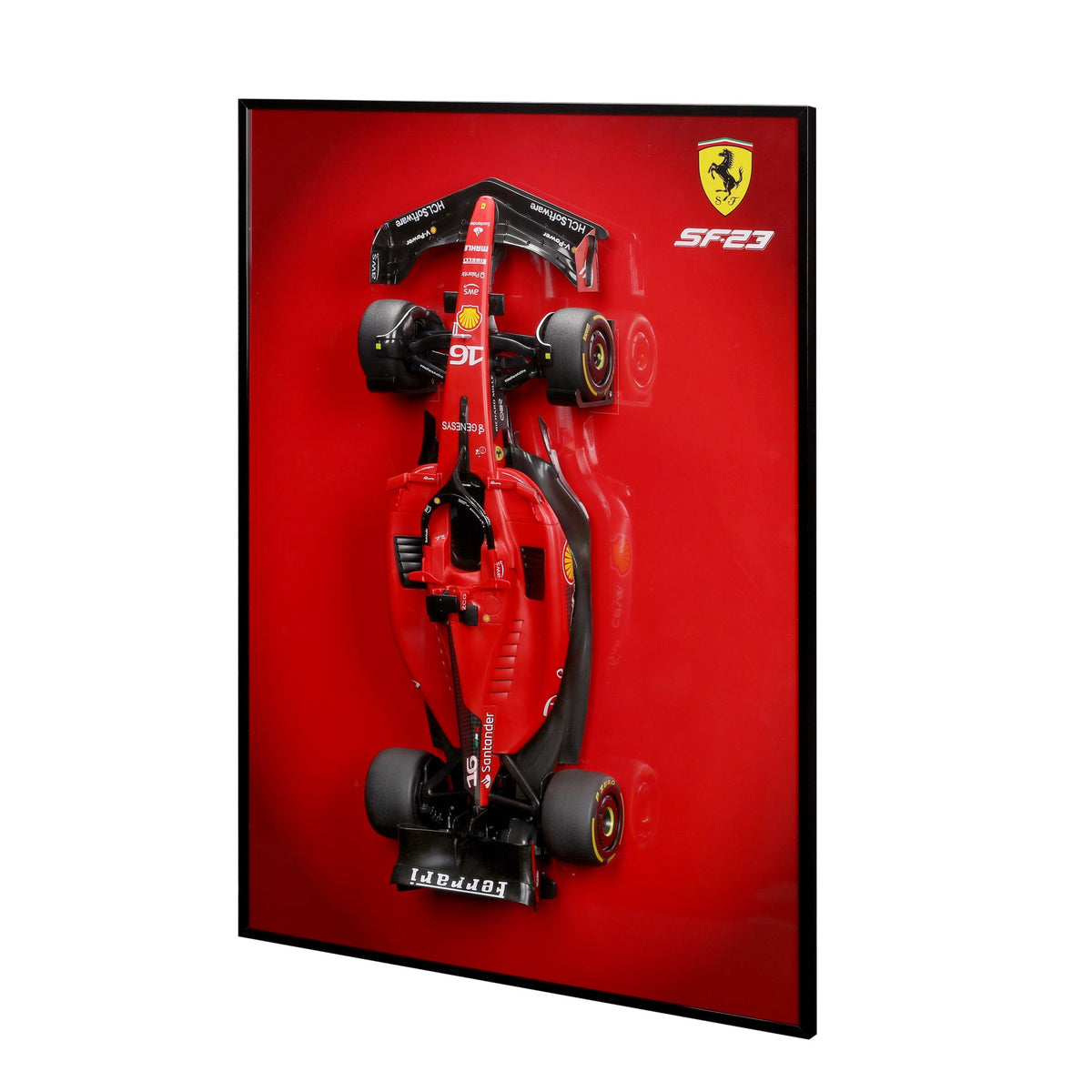 1:10 RC F1 Ferrari SF-23 2023 Leclerc Photo Frame Display