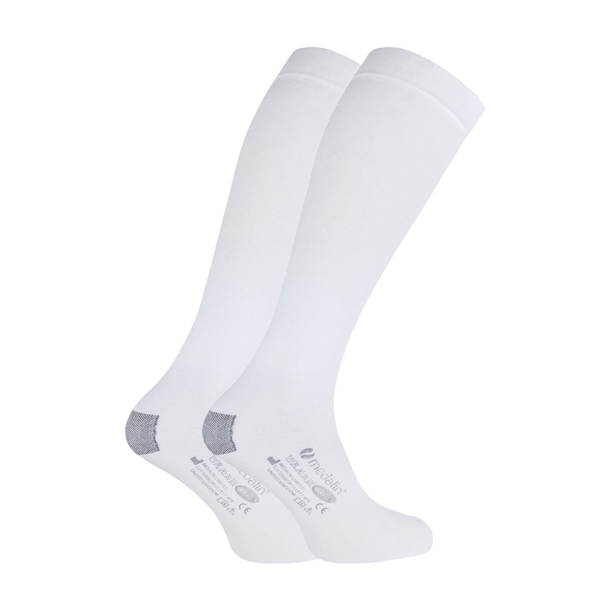 2 Pairs Graduated Compression Below Knee Anti Embolism Socks