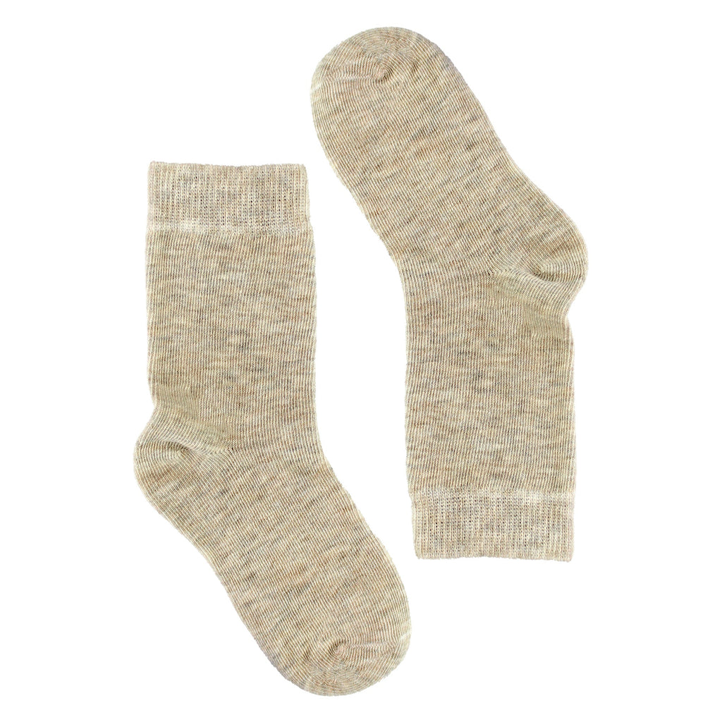 4 Pairs Childrens Organic Cotton Sensory Socks - Seamless Socks for Boys & Girls