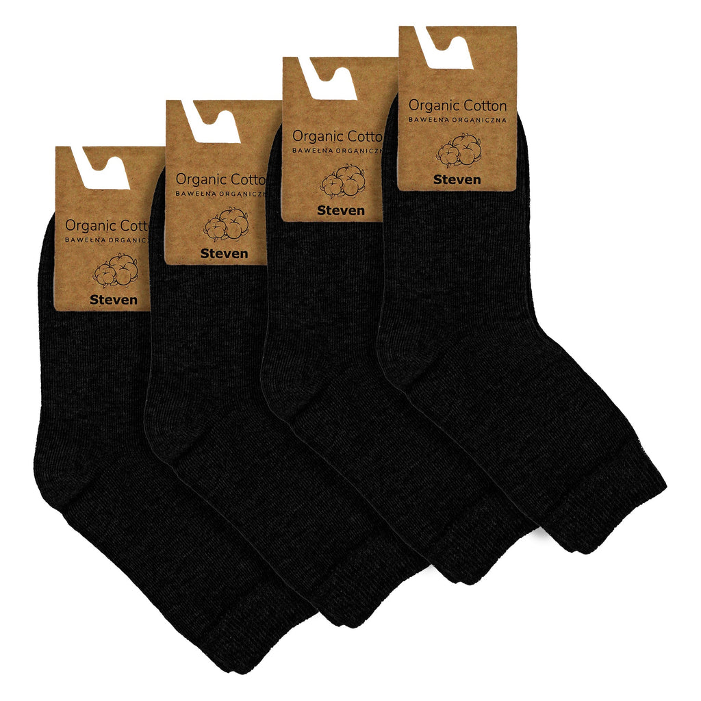 4 Pairs Childrens Organic Cotton Sensory Socks - Seamless Socks for Boys & Girls