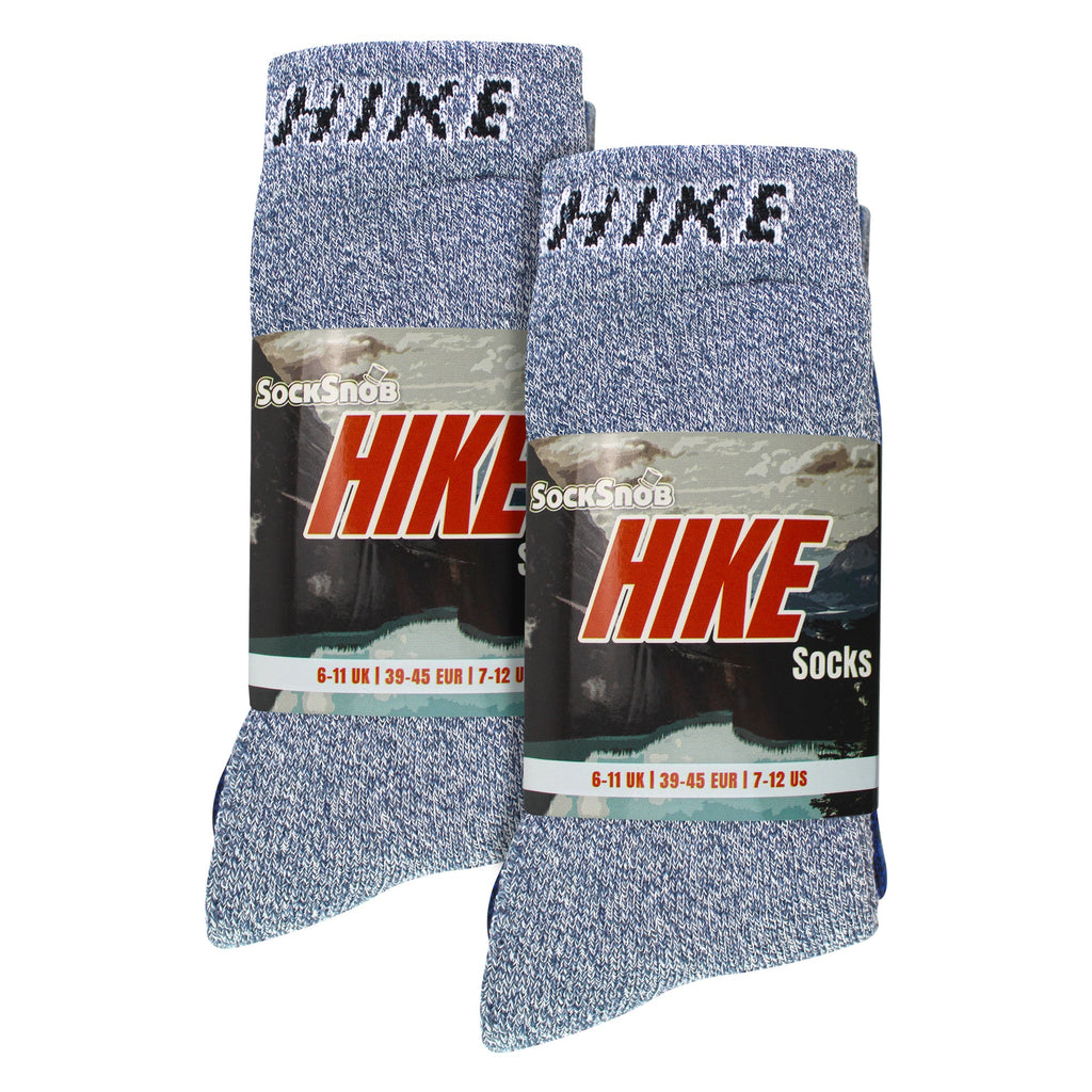 6 Pack Mens Soft Breathable Cotton Hiking Socks for Summer
