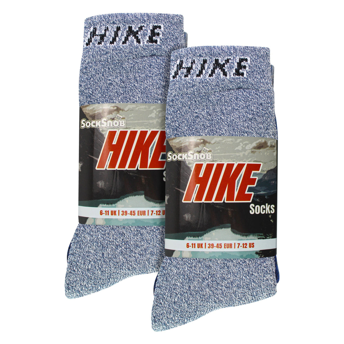 6 Pack Mens Soft Breathable Cotton Hiking Socks for Summer