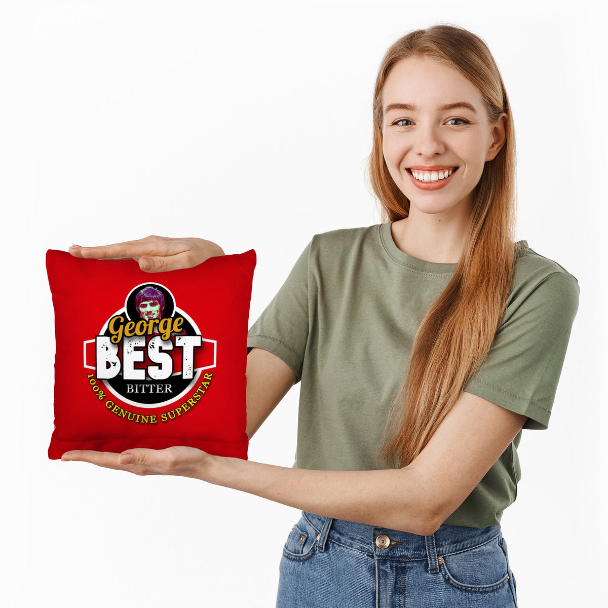 Manchester Red Best - Football Legends - Cushion 10"