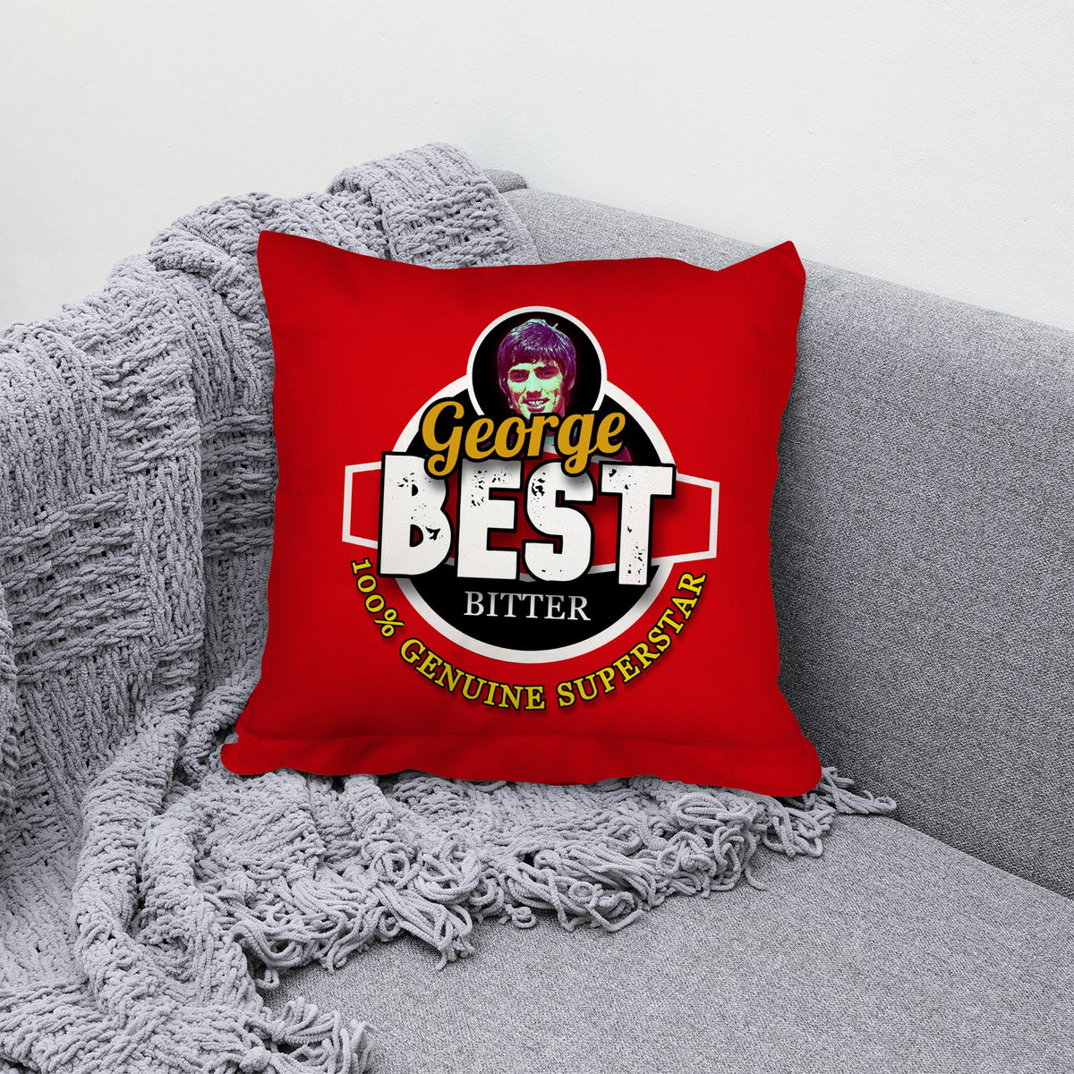 Manchester Red Best - Football Legends - Cushion 10"