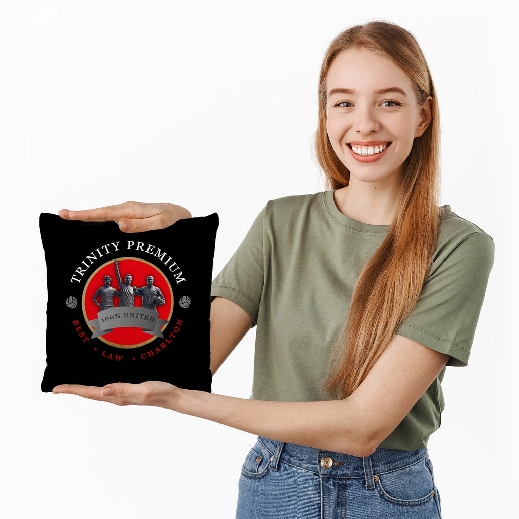 Manchester Red Trinity - Football Legends - Cushion 10"