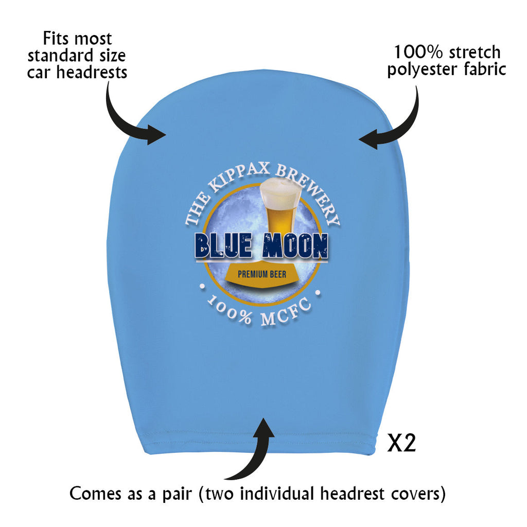 Manchester Blue Blue Moon - Football Legends - Headrest Cover