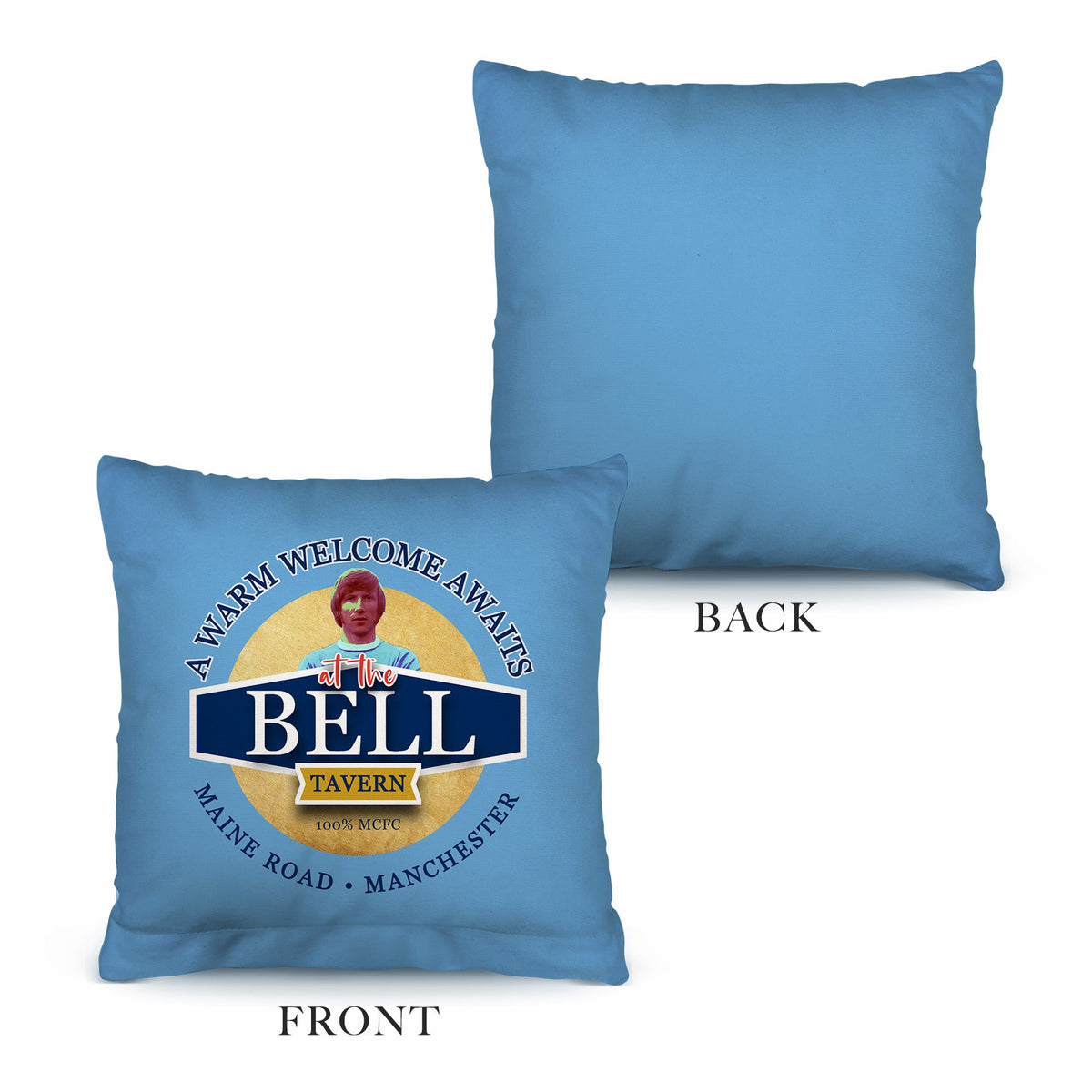 Manchester BlueColin Bell - Football Legends - Cushion 10"