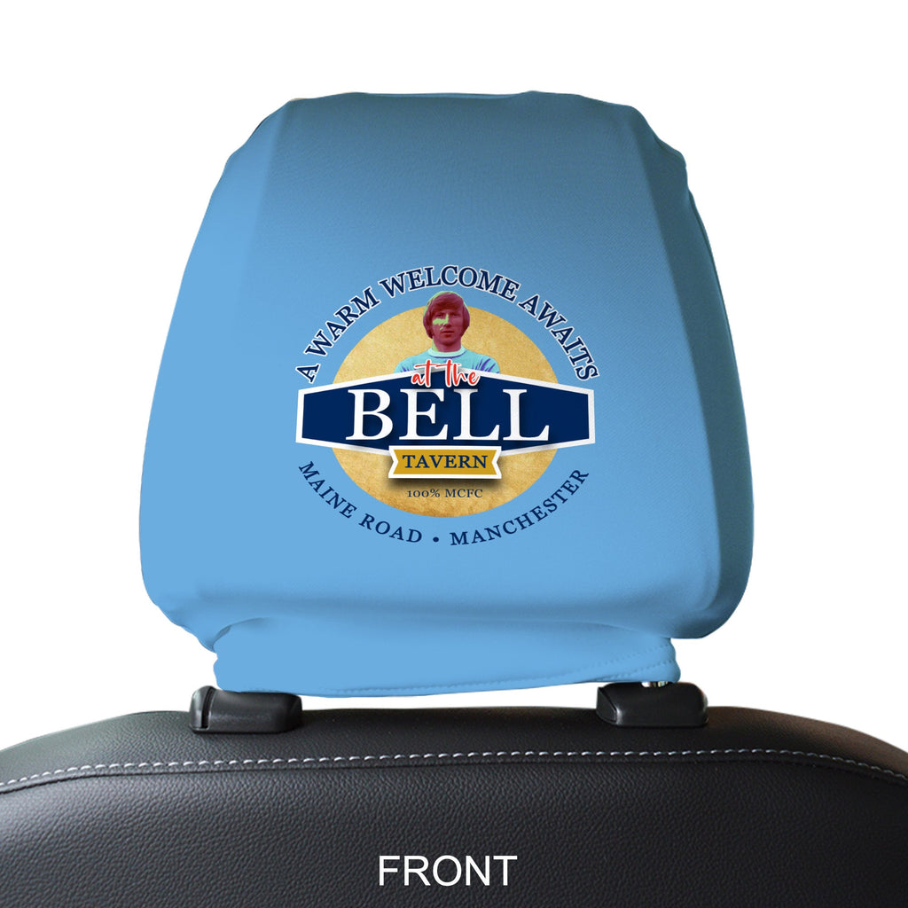 Manchester Blue Colin Bell - Football Legends - Headrest Cover