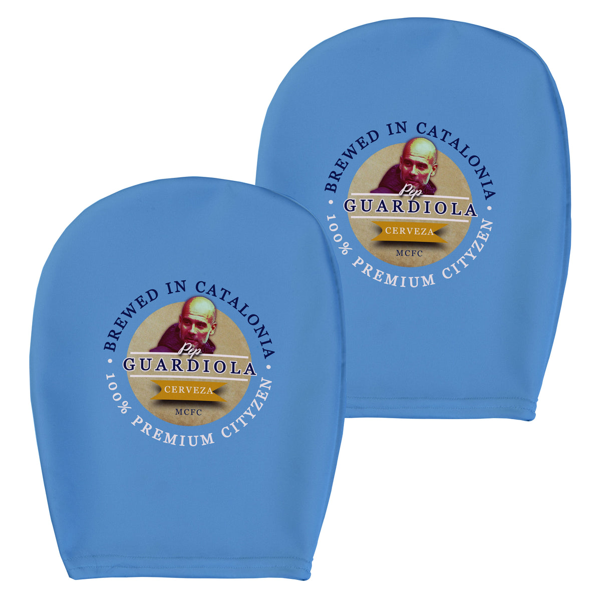 Manchester Blue Guardiola - Football Legends - Headrest Cover