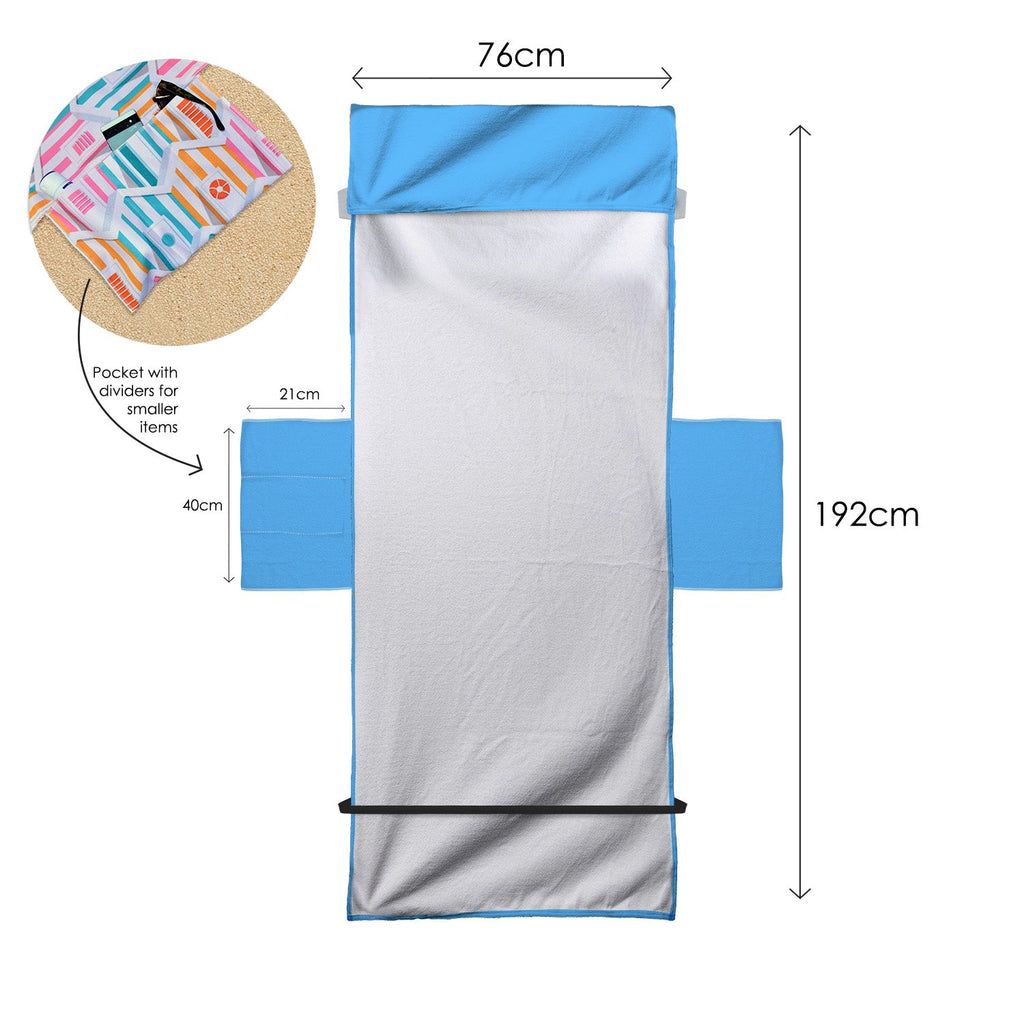 Manchester Blue - Player Montage - Sunbed Towel