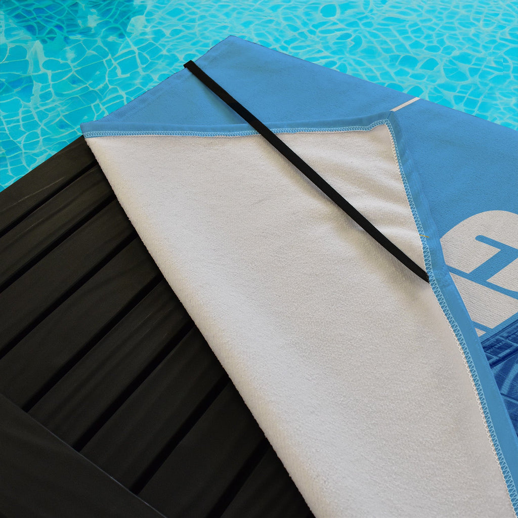 Manchester Blue - Player Montage - Sunbed Towel