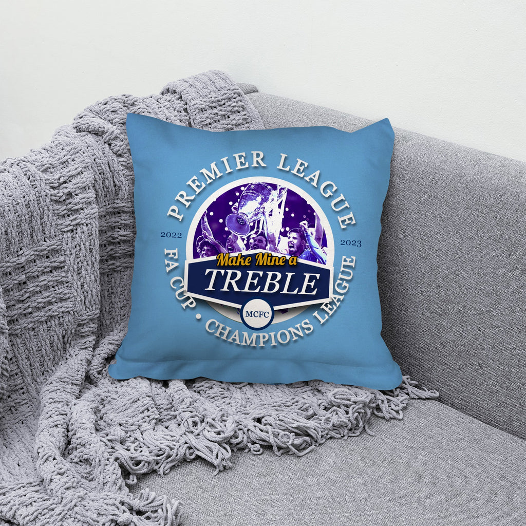 Manchester BlueTreble - Football Legends - Cushion 10"