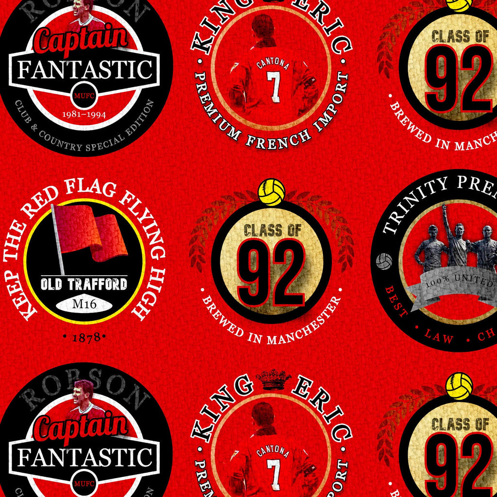 Manchester Red - Football Legends - Microfibre Beach Towel - 150cm x 75cm