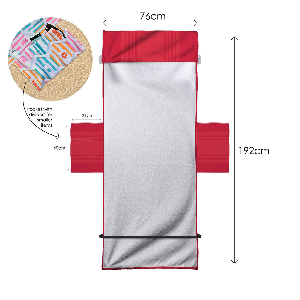Manchester Red - 1999 Home Shirt - Sunbed Towel