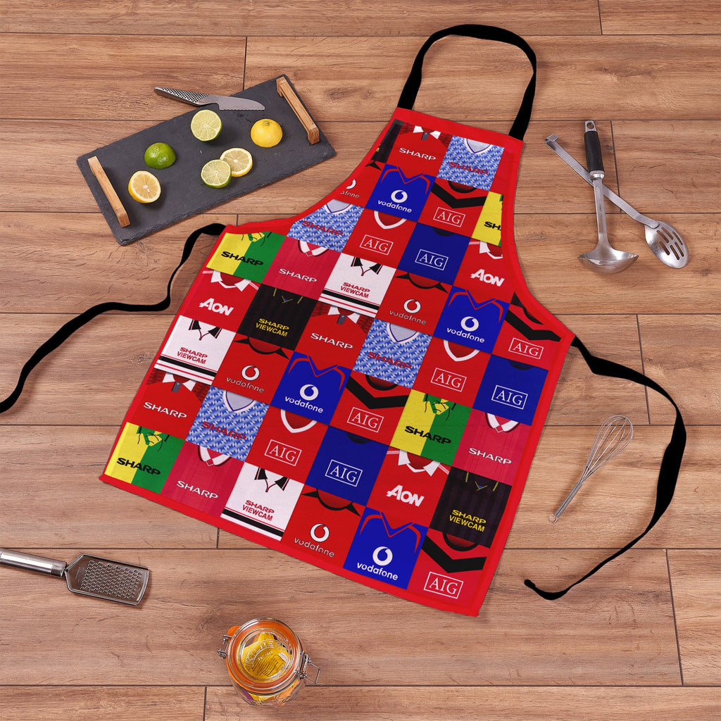 Manchester Red - Kit Montage - Water-Resistant Adults Apron
