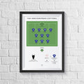 Manchester Reds vs Benfica 1968 European Cup Final Print