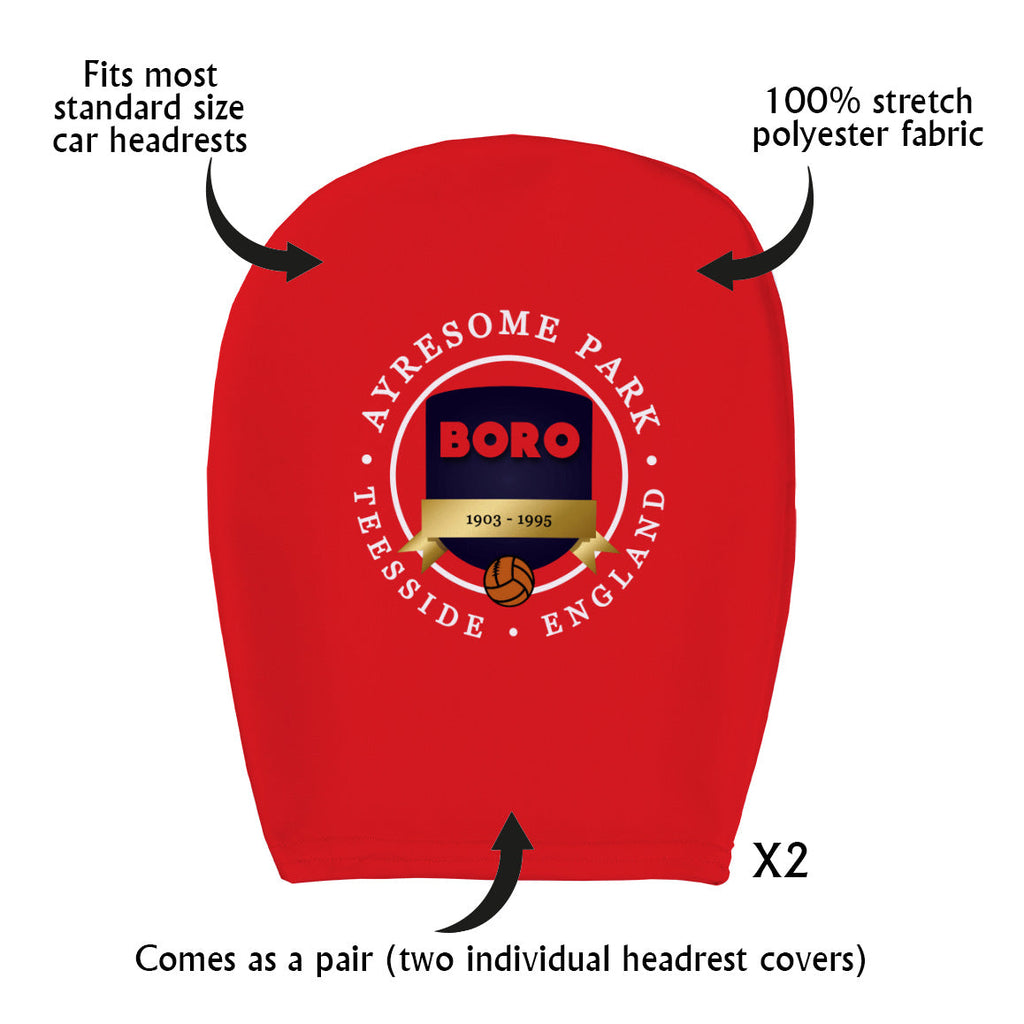 Middlesbrough Ayresome Park - Football Legends - Headrest Cover