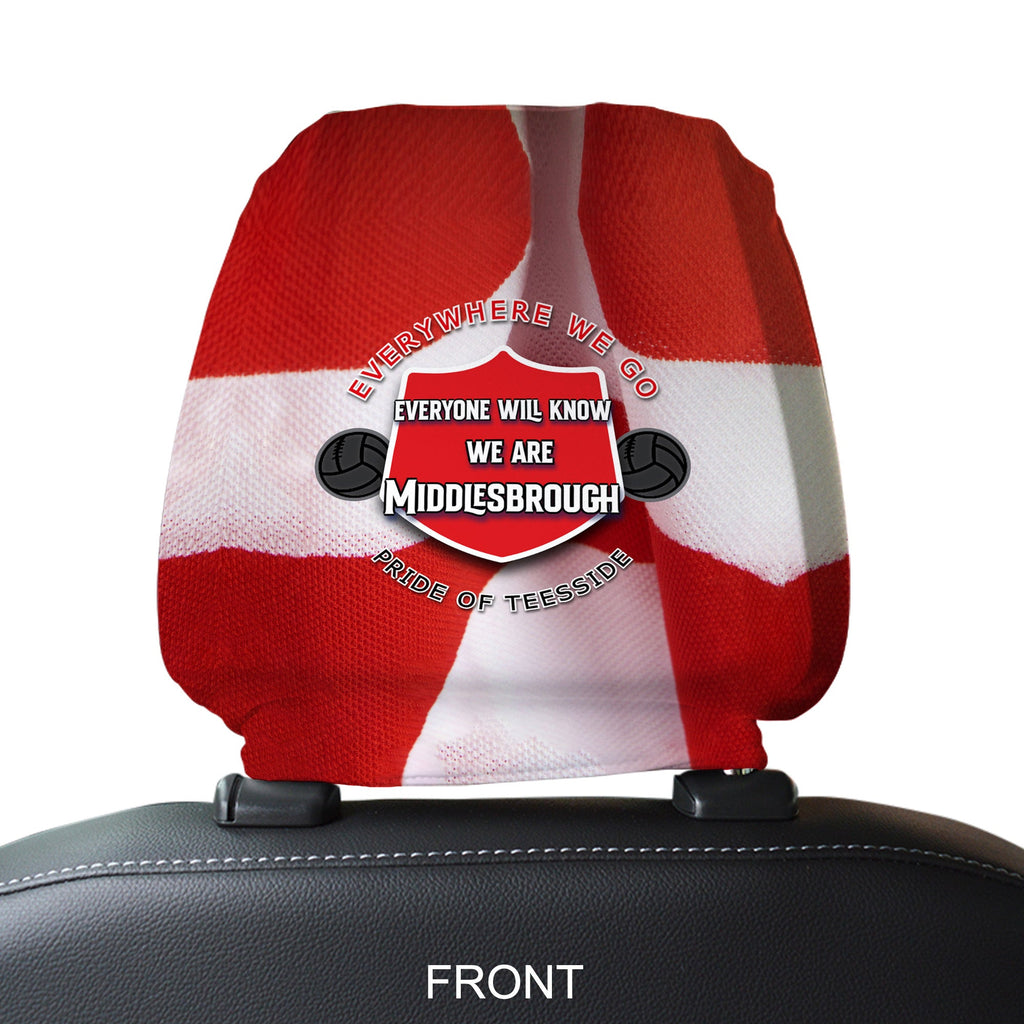 Middlesbrough Everywhere - Football Legends - Headrest Cover