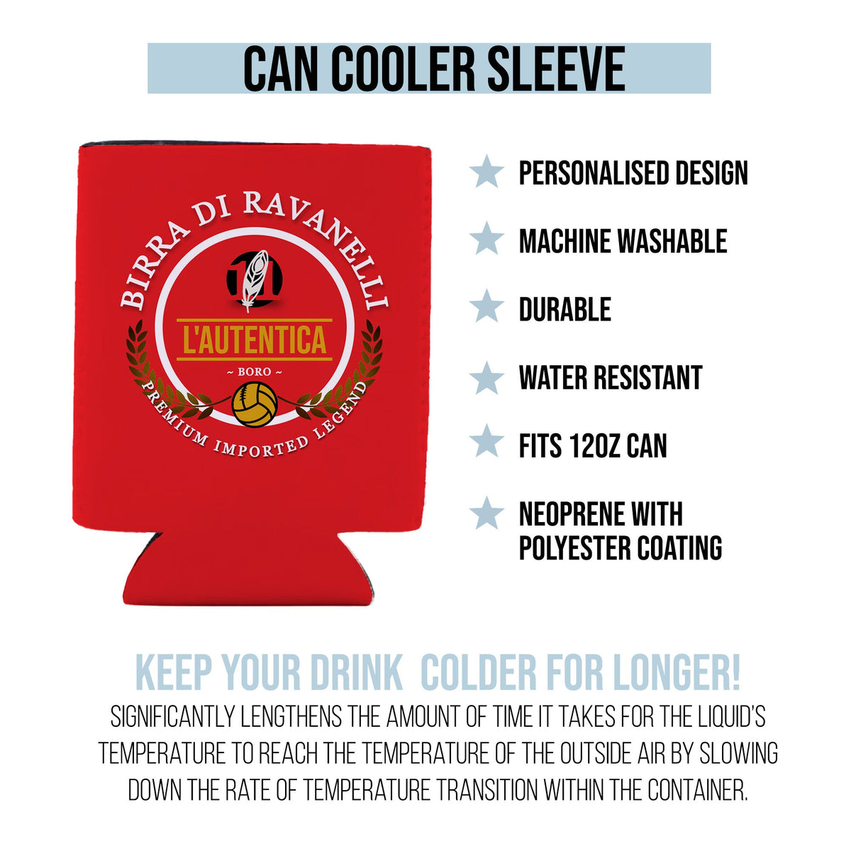 Middlesbrough Ravanelli - Football Legends - Can Cooler