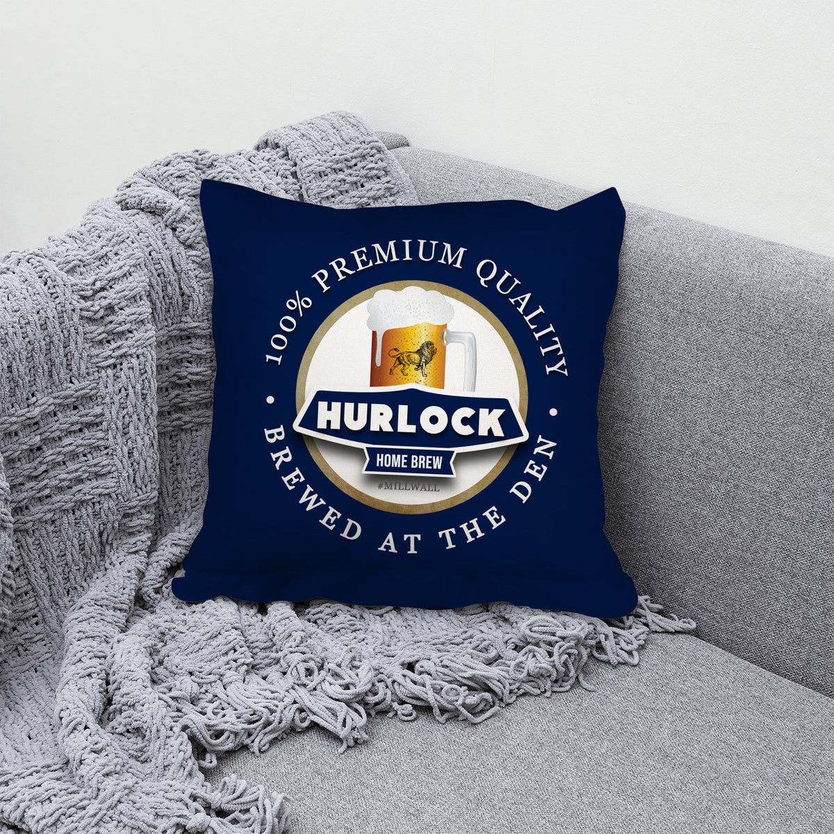 The Lions Hurlock - Football Legends - Cushion 10"