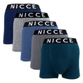5 Pack Mens Boxers DILLOW - Soft Breathable Cotton Everyday Underwear