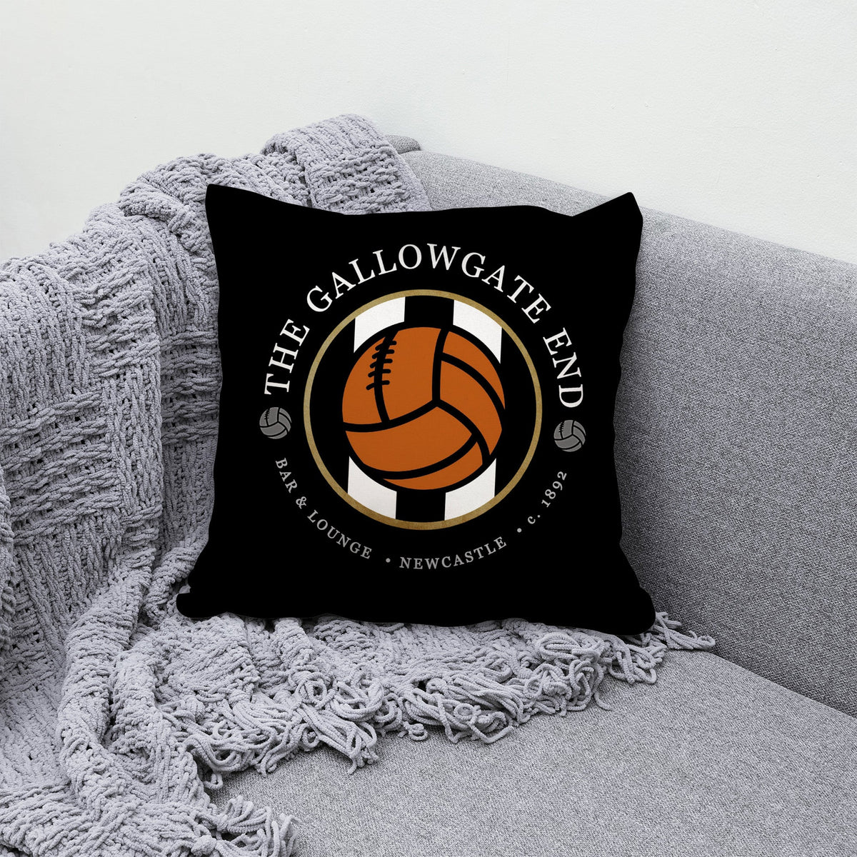 Newcastle Gallowgate - Football Legends - Cushion 10"