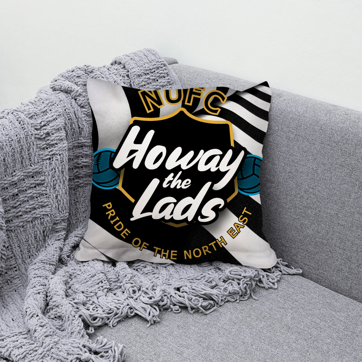 Newcastle Howay - Football Legends - Cushion 10"