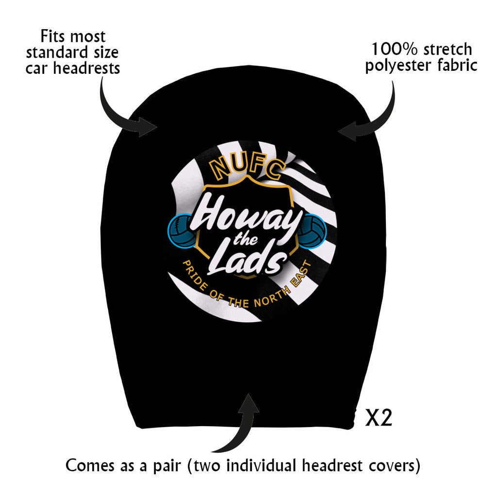 Newcastle Howay - Football Legends - Headrest Cover