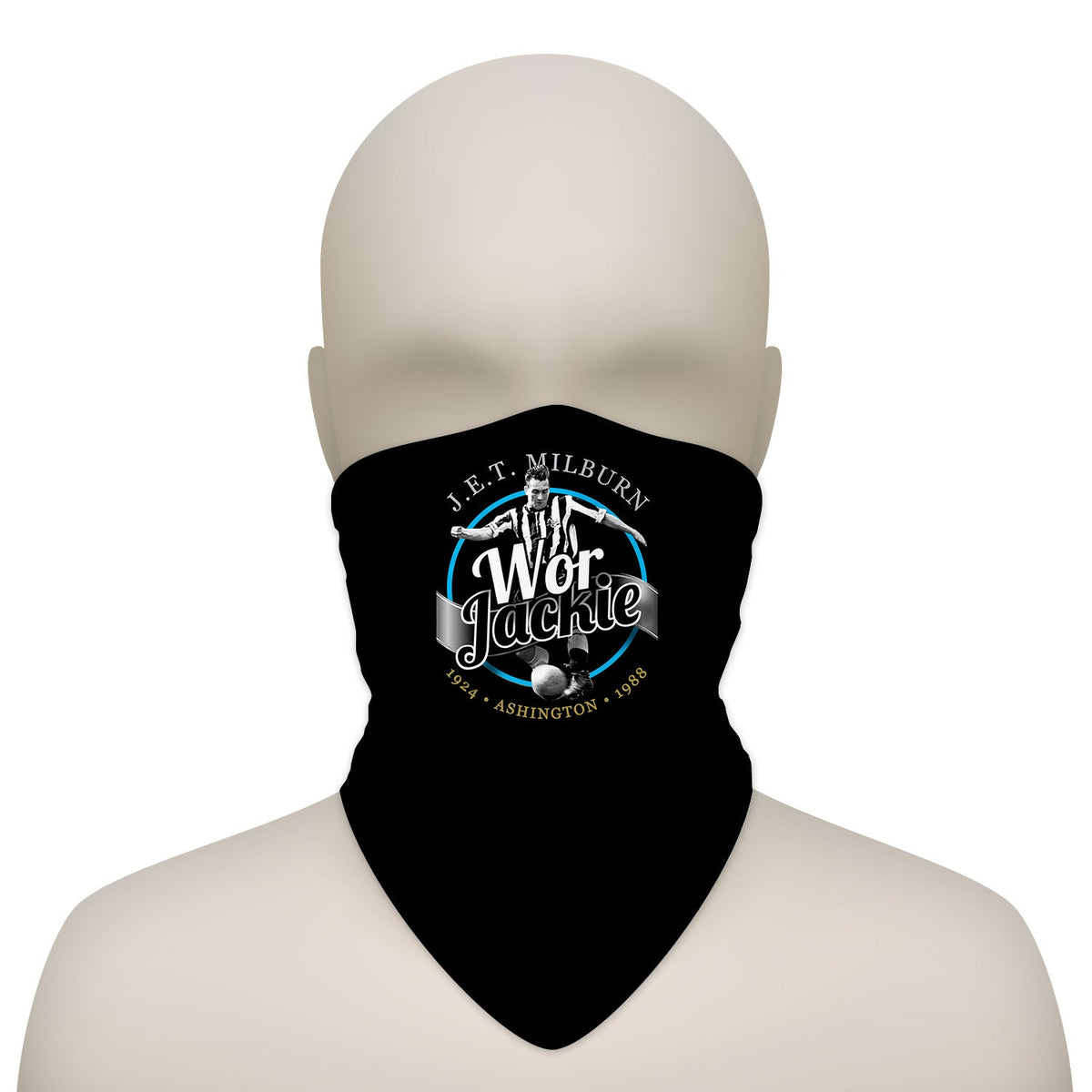 Newcastle Jackie Milburn - Football Legends - Snood
