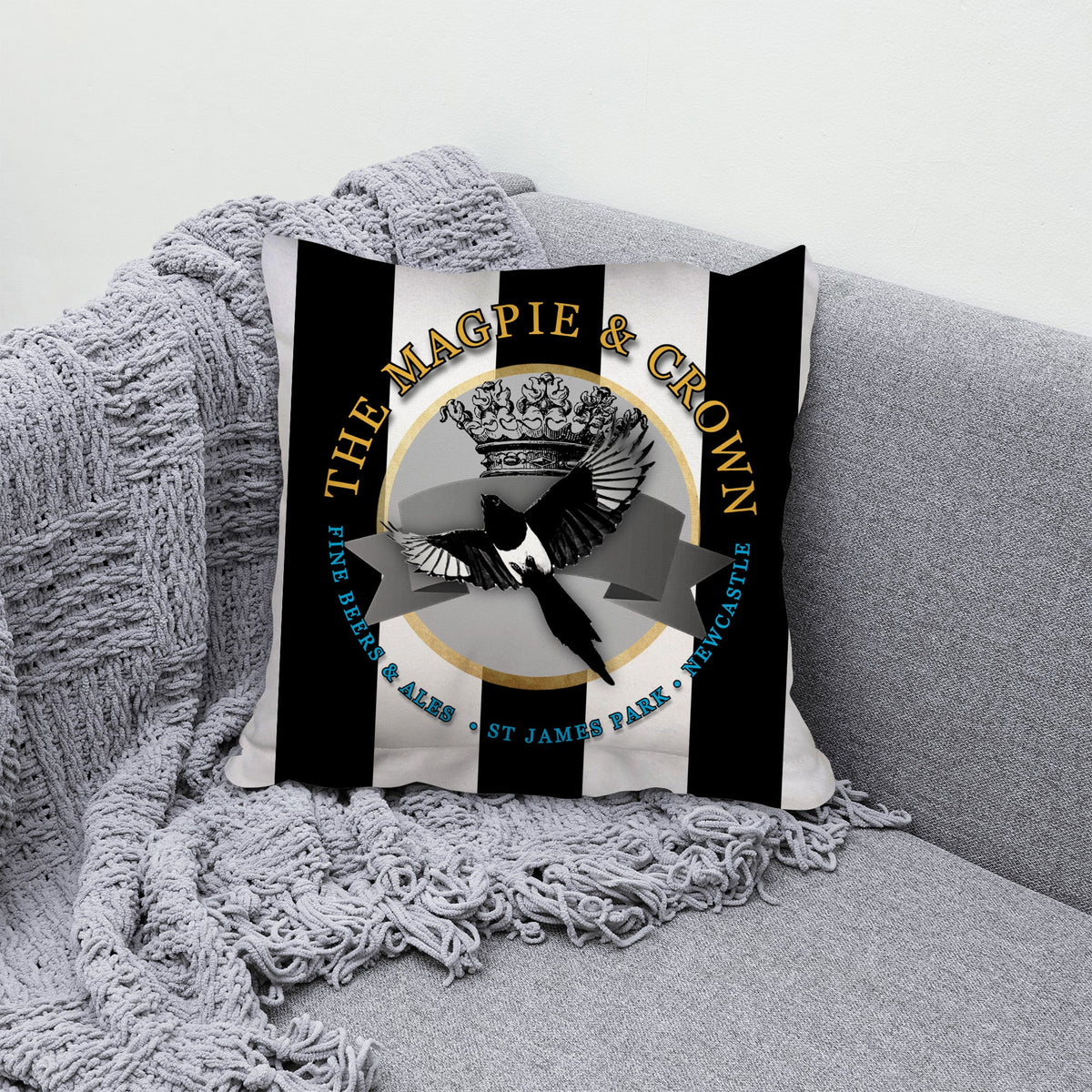 Newcastle Magpie - Football Legends - Cushion 10"